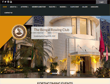 Tablet Screenshot of bengalrowingclub.com